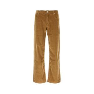 ETRO Men's Corduroy Wide-Leg Trousers Men CAMEL Pants